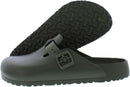 Birkenstock Women's Boston Leather Clogs – Khaki — 1