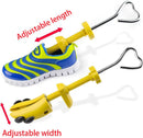 Valentoria Shoe Stretcher for Kids fit for 3-12 Years for Children Boys Girls Wide Feet 4-Way Adjustable | Pink — 8