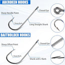 JSHANMEI 215pcs Fishing Bobbers Hooks and Sinkers, Beginners Fishing Tackle Kit