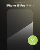 ZAGG Glass+ Screen Protector for iPhone 16 Pro photo 2