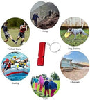 6 PCS Premium Safety Survival Whistles with Lanyard Keychain for Outdoor…