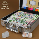 Queensell Mexican Train Dominoes Set Double 15 for Adults and Family, Mexican…
