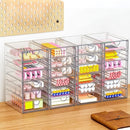 YFXCVSL Acrylic Makeup Organizer with 19 Drawers,Storage Drawer Organizer