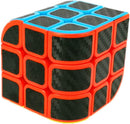 CuberSpeed Curve 3X3 Carbon Fiber Sticker Penrose Speed Cube Penrose Cube Stickerless with Black Sticker Puzzle — 3