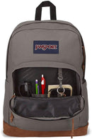 JanSport Right Pack Backpack - Durable Daypack with Padded 15" Laptop Sleeve, Spacious Main Compartment & Integrated Water Bottle Pocket - Graphite Grey — 5