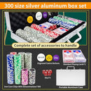 AIBETOMG Poker Chips with Numbers,11 Gram Poker Chips Set,300Pcs