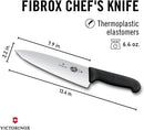 Brand Victorinox Fibrox Pro 8 Inch Chef’s Knife, Dishwasher Safe, Black