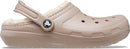 Crocs Unisex Adult Classic Lined Clog – Mushroom/Bone — 3