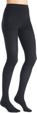 JOBST Opaque Waist High 20-30 mmHg Compression Stockings Pantyhose, Closed Toe, Large, Anthracite — 1
