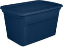 Sterilite Tote, Plastic Storage Bins with Snap Lids, 30 Gallon, 6-Pack — 7