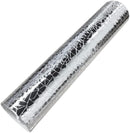 HYANG Mirror Embossed Metal Water Cube Crystal Silver PU Faux Leather Sheets 1 Roll 12"X53"(30cmX135cm), Faux Leather Very Suitable for Leather Earrings, Bows, Handbag ，Sewing ，Crafts Making — 3