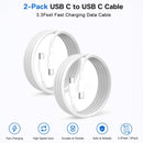 USB C to USB C Charging Cable, Fast Charger 60W 2Pack 3.3 ft Type C Cord 2