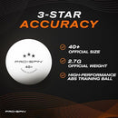 PRO-SPIN Ping Pong Paddles - High-Performance Set with Premium Table Tennis…