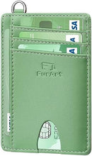 FurArt Slim Minimalist Wallet RFID Credit Card Holder for Men