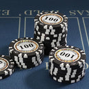 125pcs Clay Poker Chips Denominations 13.5 Gram Blacakjack Casino Chips…