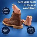 HOUNDSBAY Boot Trees, Cedar Boot Tree for Men, Shoe Tree for Boots, Boot Stretcher & Shaper | 2 — 7