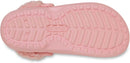Crocs Unisex Adult Classic Fleece Lined Clogs, Fuzzy Slippers for Women and Men – Powder Pink — 4