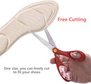 XINIFOOT 3 Pairs Heel Insoles, Shoe Insoles with Heel Grips, Sponge Shoes Pads Heel Cushions, Comfort Shoe Insoles for Loose Shoes, Feet Pain Relief, Women 5-9 Flesh Round — 4