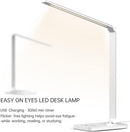 Ambertronix LED Desk Lamp with USB Charging Port, Dimmable Eye-Caring Reading Desk Light for Home, with 5 Brightness… — 7