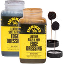 Fiebing's Leather Sole & Heel Edge Dressing 2-Pack (4 oz) - Protective Glossy Shoe Finish - Includes Brush Applicator - Brown — 8