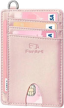 FurArt Slim Minimalist Wallet RFID Credit Card Holder for Men