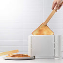 Magnetic Bamboo Toaster Tongs: 100% Natural 8.7” Wood Kitchen Toast Tongs| Eco-Friendly, Space Saving Modern Kitchen… — 2