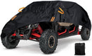 Waterproof UTV Cover, Heavy Duty Black Oxford Cloth All-Weather Protection UTV Cover 4-6 Seater for Polaris RZR PRO XP 4 Can-Am Maverick X3 Max Arctic Cat Textron — 1