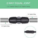1/2 Inch Drip Irrigation Lock Barbed Straight Connectors, 10pcs | 1/2" Straight Connector — 2