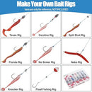 JSHANMEI 220pcs Fishing Bobbers Tackle Kit Beginners Fishing Kit