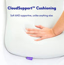 C CUSHION LAB Deep Sleep Pillow, Patented Ergonomic Contour Design for Side & Back Sleepers, Orthopedic Cervical Shape Gently Cradles Head & Provides Neck Support & Shoulder Pain Relief - Calm Grey — 6