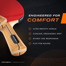 PRO-SPIN Ping Pong Paddles - High-Performance Set with Premium Table Tennis…
