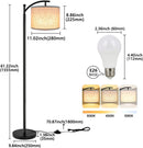 ROTTOGOON Floor Lamp for Living Room with 3 Color Temperatures LED Bulb, Standing Lamp Tall Industrial Floor Lamp… — 4