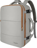 Taygeer 35L Carry On Travel Backpack for Women, Fits 15.6 Inch Laptop | Large | Puttybrowm Khaki — 1