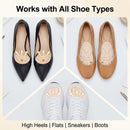 3 Pairs Ball of Foot Cushions Metatarsal Pads, Self-Adhesive Design Foot Pads for Women & Men, Anti Slip Breathable Forefoot Support for High Heels and All Shoe Types 5