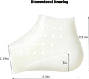 Height Increase Insoles - 1 Inch Invisible Heel Lift Inserts for Men and Women, SEBS Soft Gel Shoe Lifts for Uneven Legs & Achilles Tendinitis, Discreet Heel Lifts for High-Top Sneakers & Boots, White — 5