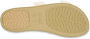Crocs Women's Brooklyn Buckle Low Sandals – Chalk/Tan — 5
