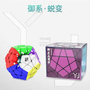 CuberSpeed yj yuhu Magnetic Megamin Stickerless Speed Cube Speed Puzzle Cube yongjun yuhu v2 m 12-Side 3x3 Pentagonal Dodecahedron Cube Puzzle — 3