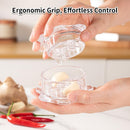 Garlic Twister Kitchen Tool – Manual Garlic Crusher & Ginger Grinder, Nut Chopper, Chili Pepper Mincer, Clear… — 4