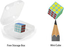 Mini Cube 3x3 - Cube Lab 1x1x1cm Tiny Cube, Smooth Magic Smallest Cube Gift for Kids and Adults(Blue) — 2