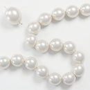 Pearl White Linking Balloons for Wedding Bride Shower Mermaid Party Decor | 6 inch — 1