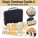Bucher&Rossini Dominos Set for Adults with 4 Domino Racks Double Six Dominoes…