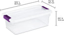 Sterilite ClearView Latch Boxes, Storage Bins with Lids, 6 Quart, 12-Pack — 2