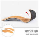 Khaki Arch Support Insoles for Men Women Flatfoot Work Boots Fitness — 5