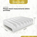 Effilogic Silicone Sponge Holder, Soap Dish, Self Draining Kitchen Sink Organizer, Kitchen Accessories, Medium White — 4