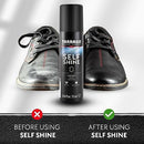 Tarrago Instant Shine Liquid Shoe Polish- Self Shine with Applicator- 75mL | Navy Blue