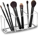 Acrylic Makeup Brush Organizer Holder Clear Cosmetic Brushes Storage with 3…