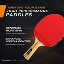PRO-SPIN Ping Pong Paddles - High-Performance Set with Premium Table Tennis…