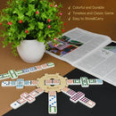Queensell Mexican Train Dominoes Set Double 15 for Adults and Family, Mexican…
