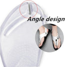 2 Pairs Gel Arch Support Cushion Insoles for Flip Flop Thong Sandals,Gel Adhesive Arch Support Flip Flop Thong Inserts Self Adhesive Gel Arch Support Cushion Insoles Pain Relief - Clear — 4