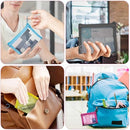 Mini Mesh Pouches(4 Pack), Small Mesh Bags with Zipper Nylon Makeup Pouches…